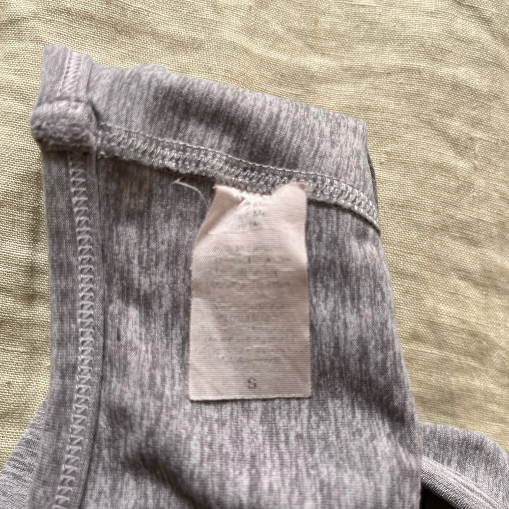 Gray Racerback Tank Top - Picture 3 of 3
